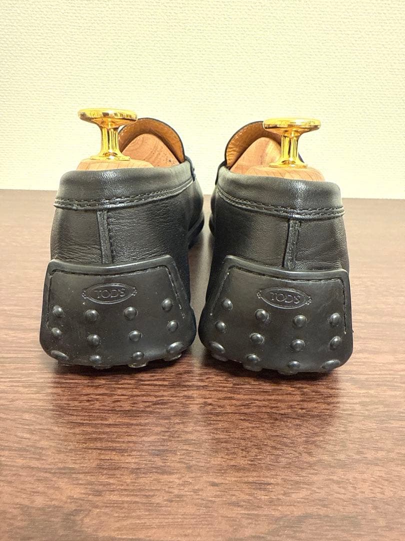 【美品】TOD'S トッズ　ドライビングシューズ ローファー 本革ブラック