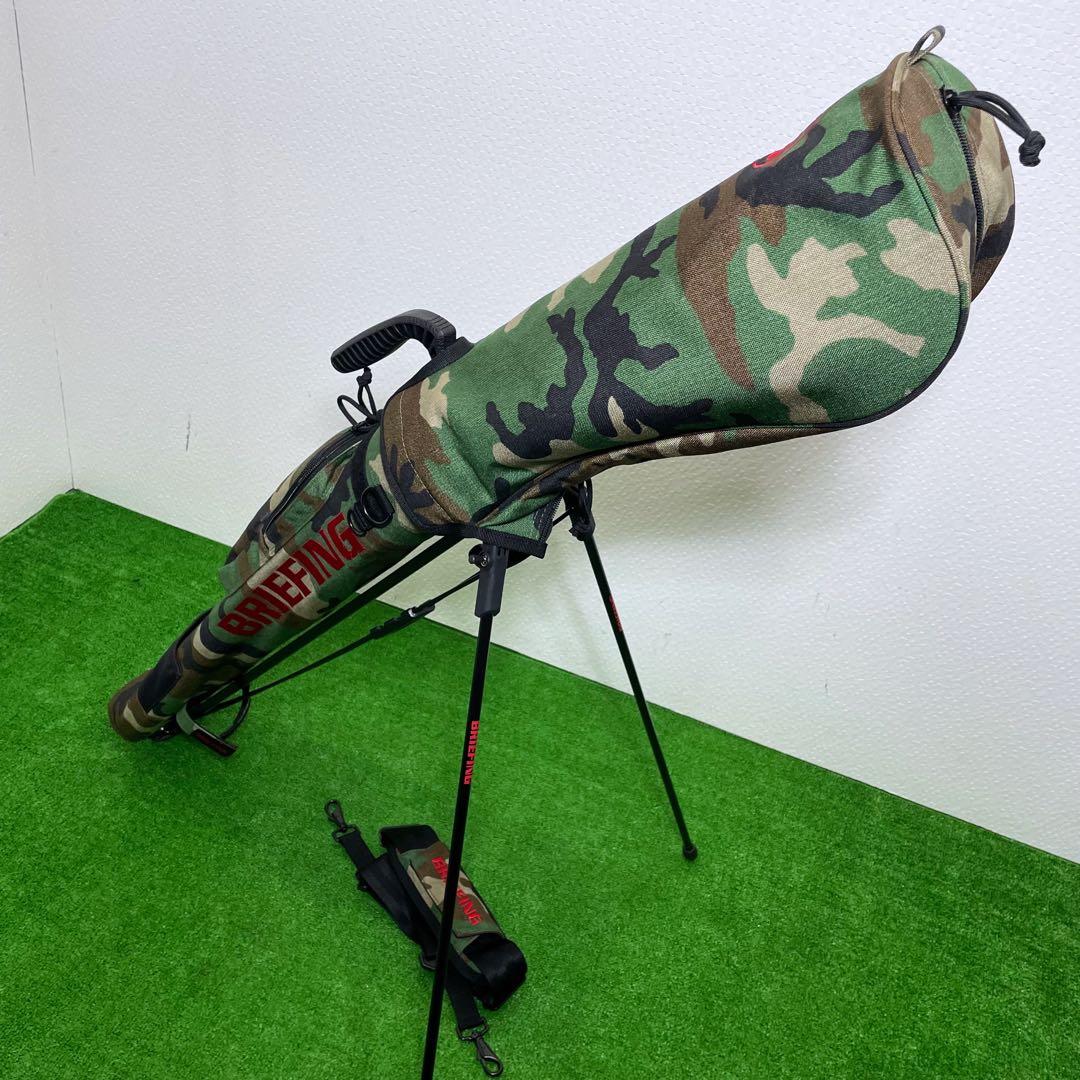 BRIEFING セルフスタンドキャリー カモ 迷彩 展示未使用品 ゴルフバッグ