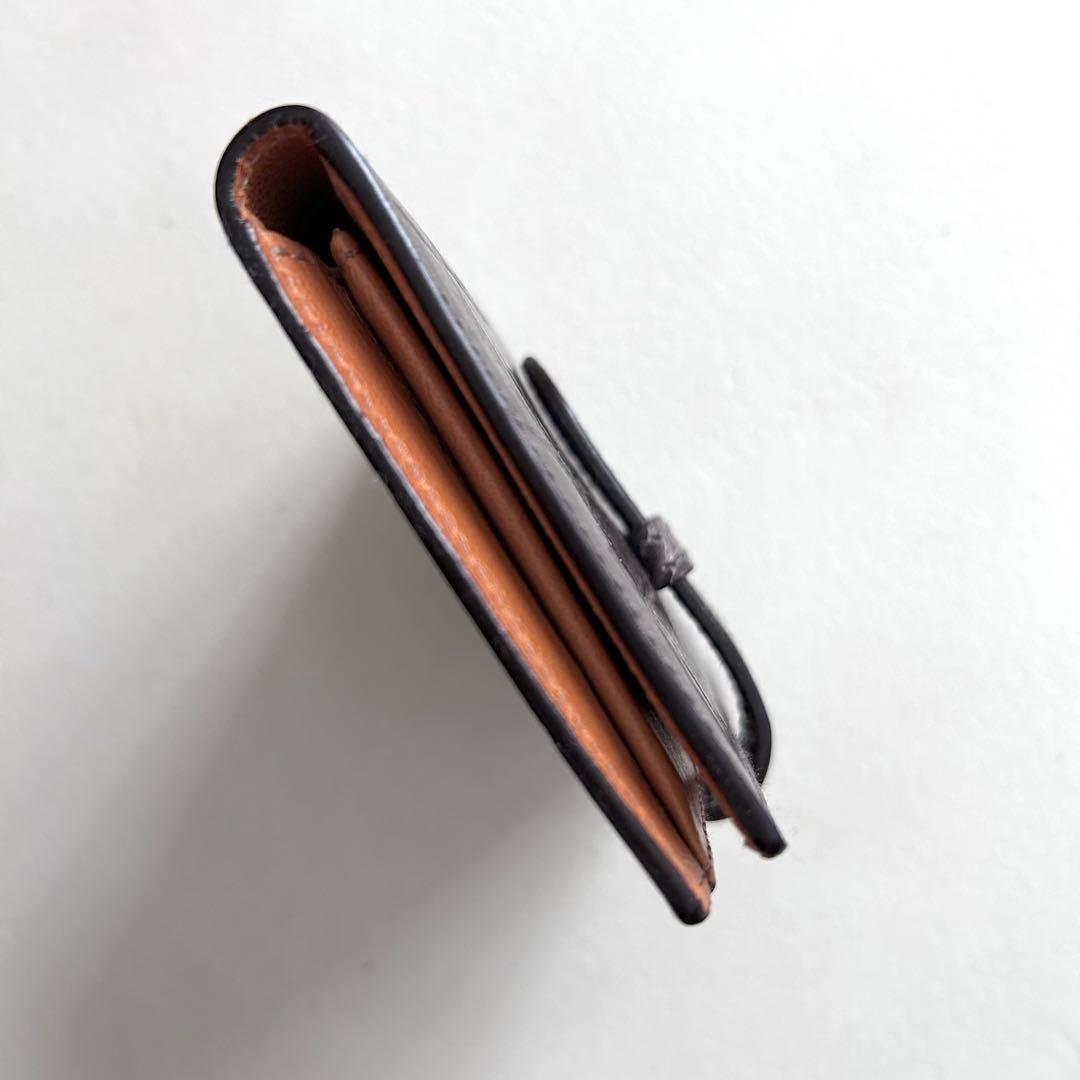 未使用　J&M デビッドソン 名刺入れ　カードケース　クロコ型押し