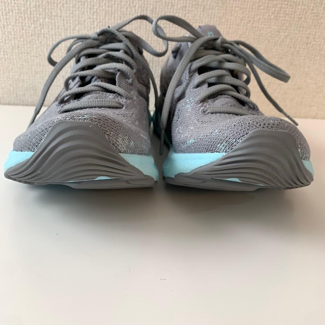 【ASICS】アシックス GEL-NIMBUS 24 グレー/ライトブルー