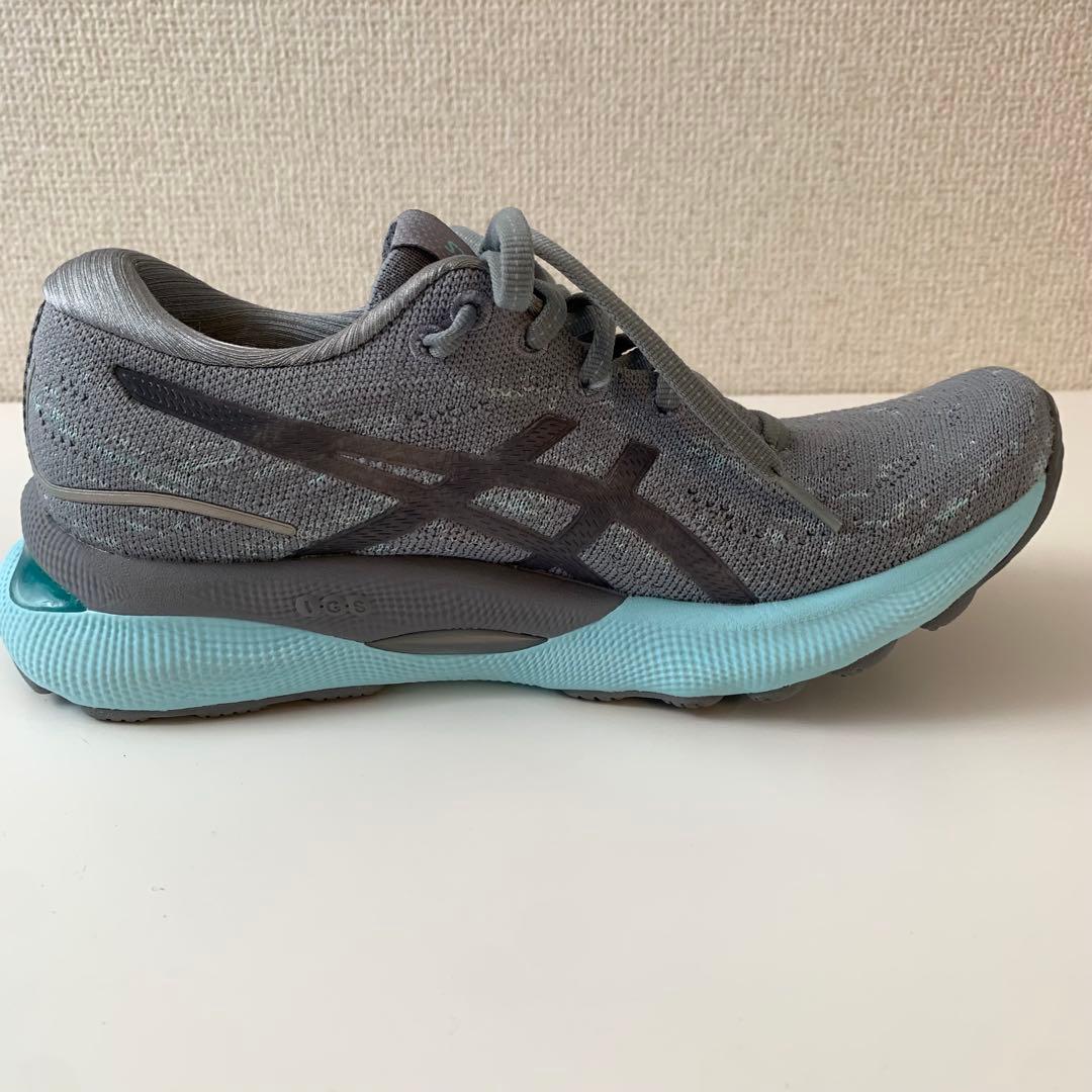 【ASICS】アシックス GEL-NIMBUS 24 グレー/ライトブルー