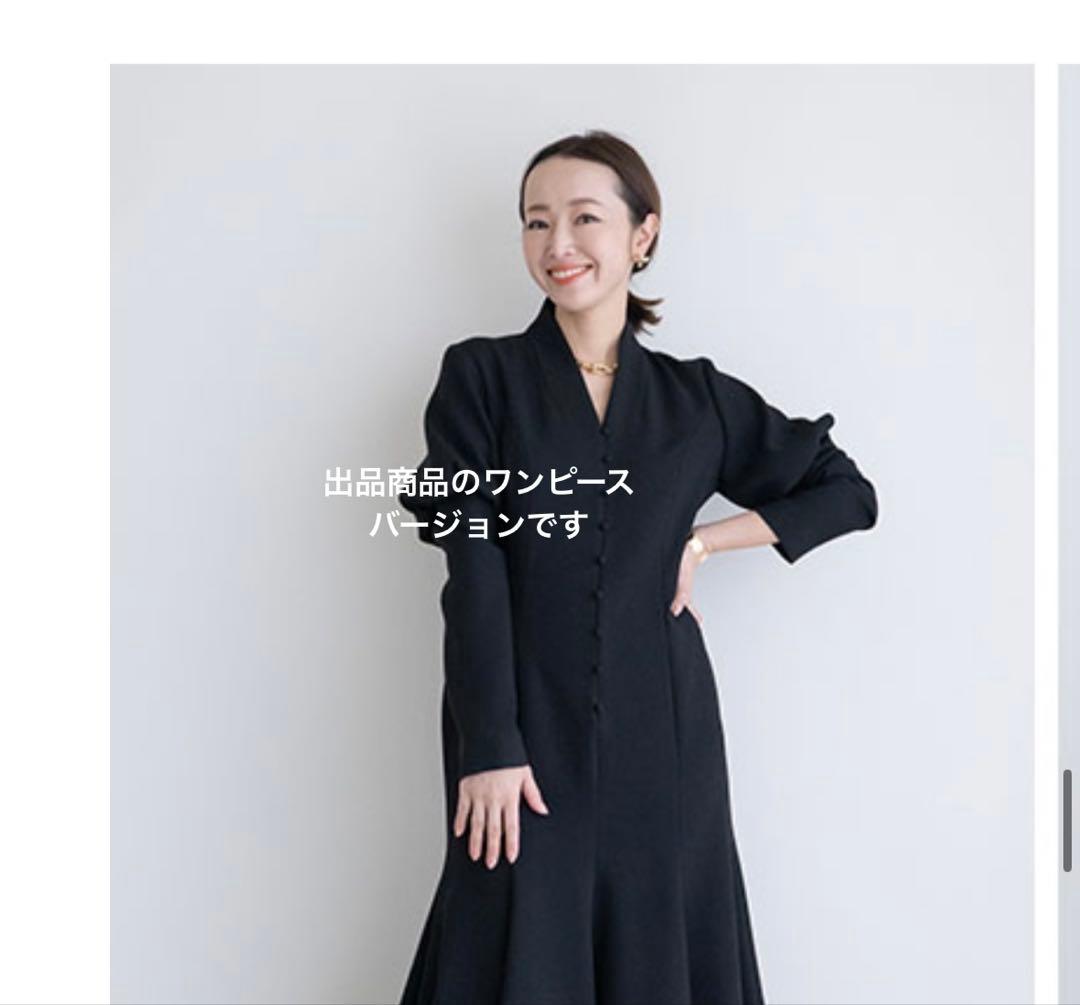 に*げ様 【断捨離セール】Column くるみボタンパフスリーブ ブラウス ジャ
