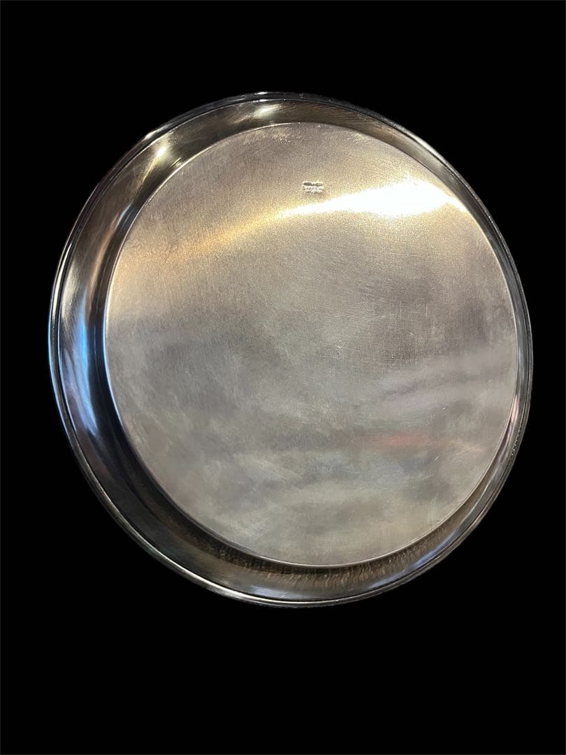 英国製アンティーク/銅&シルバートレイ/Mappin&webb