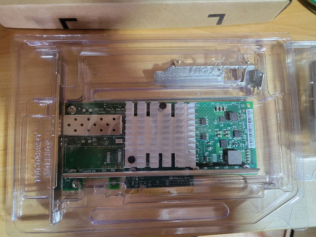 Mikrotik 10G SFP+モジュールとIntelモジュール