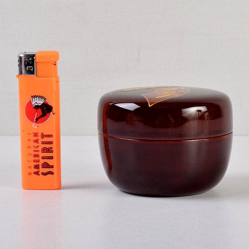 茶道具　雅康作　松竹梅蒔絵　平棗　共布共箱　V　8818