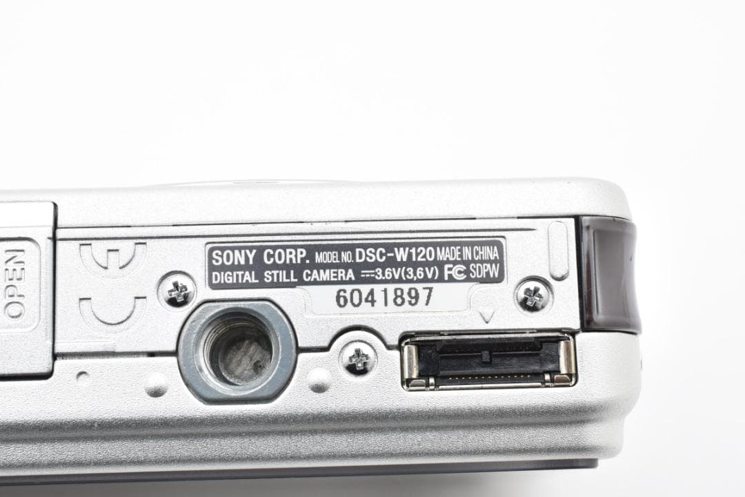 ★美品★SONY CyberShot DSC-W120　A037