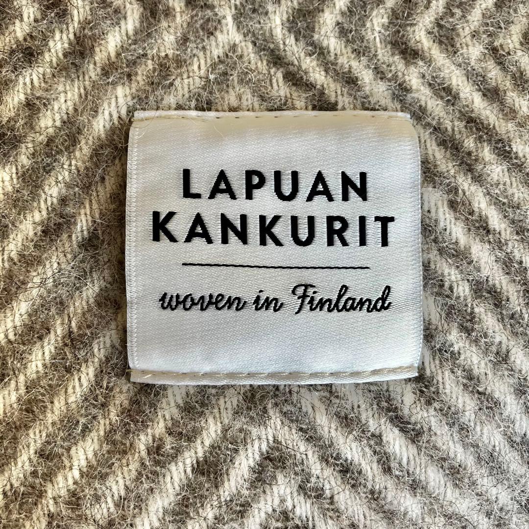 ラプアンカンクリ　MARIAポケットショール　グレイホワイト