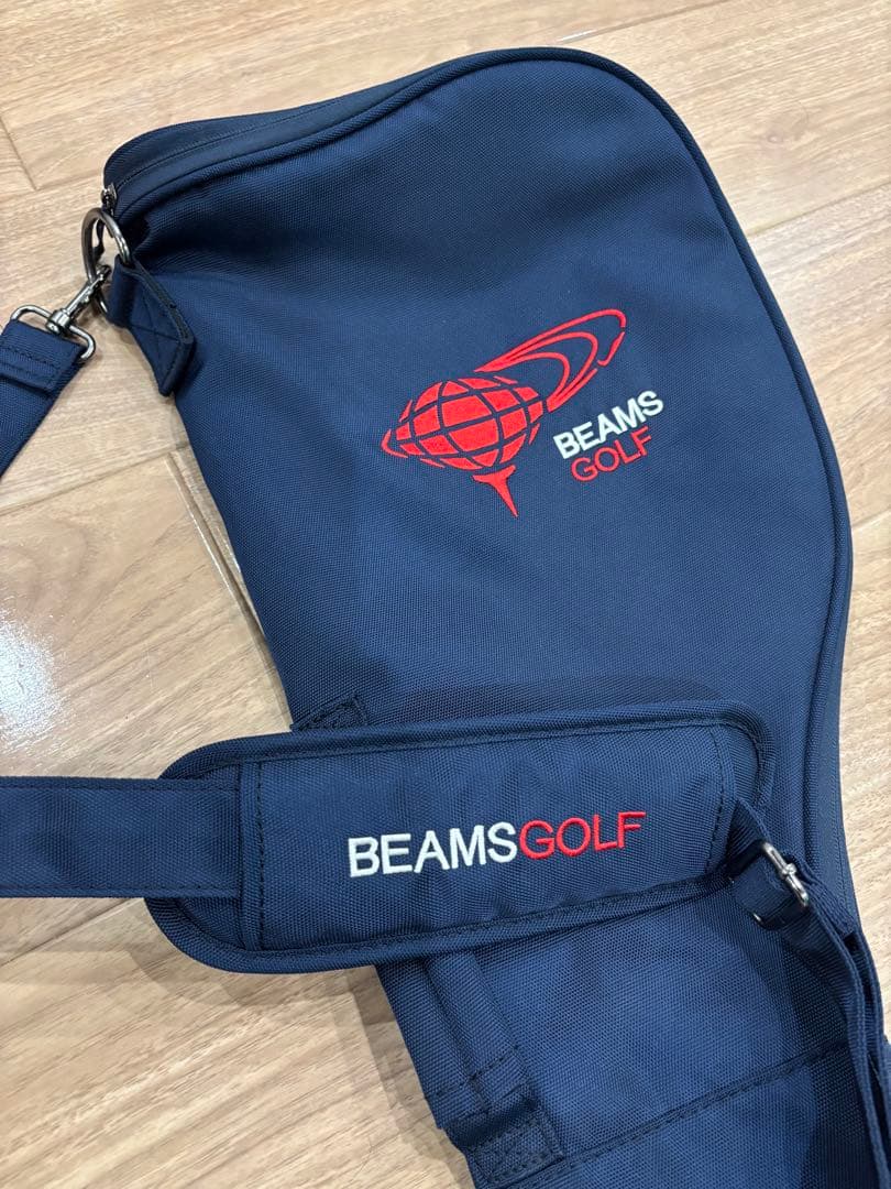 【美品】BEAMS GOLF ゴルフクラブケース ネイビー