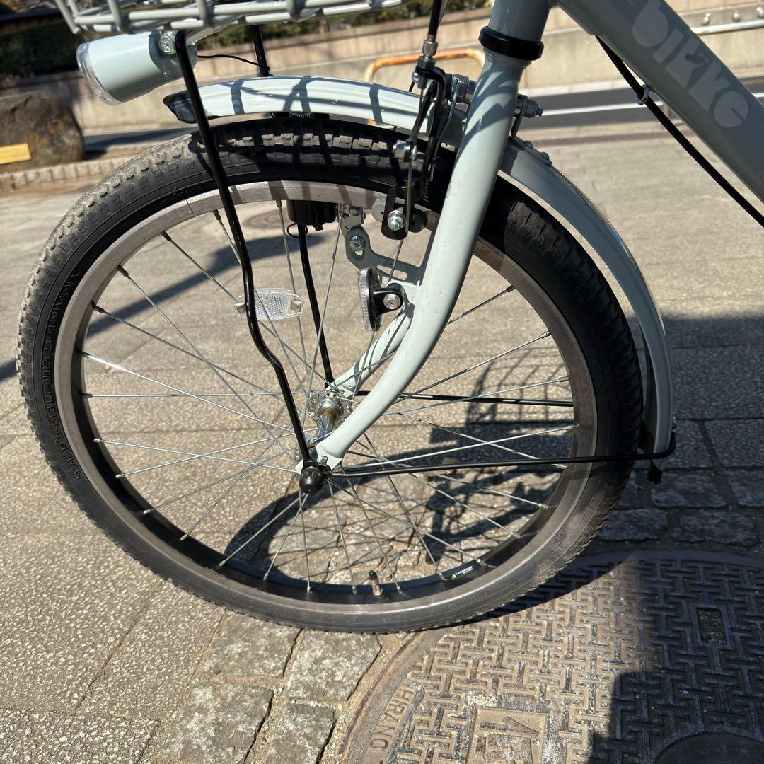 bikke j（ビッケj) 22インチ　ジュニア用自転車　ブルーグレー