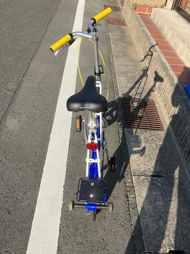 Pacific Carryme折りたたみ自転車カーボンパーツカスタムキャリーミー