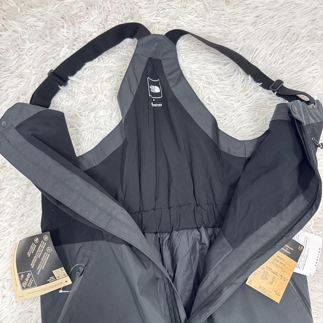 【新品タグ付き】THE NORTH FACE レイバックライドビブ S グレー