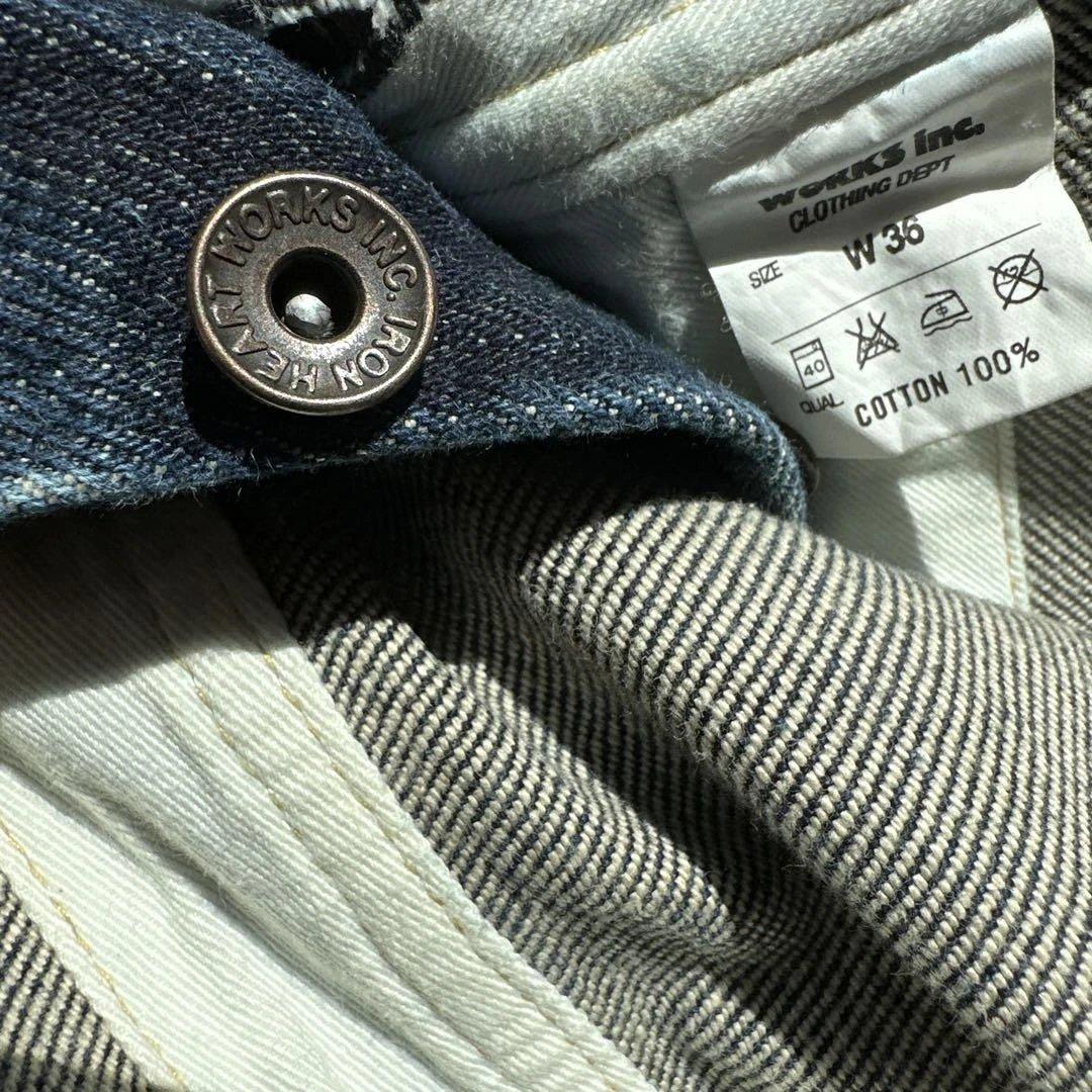 アイアンハートメンズデニム　オーバーオール