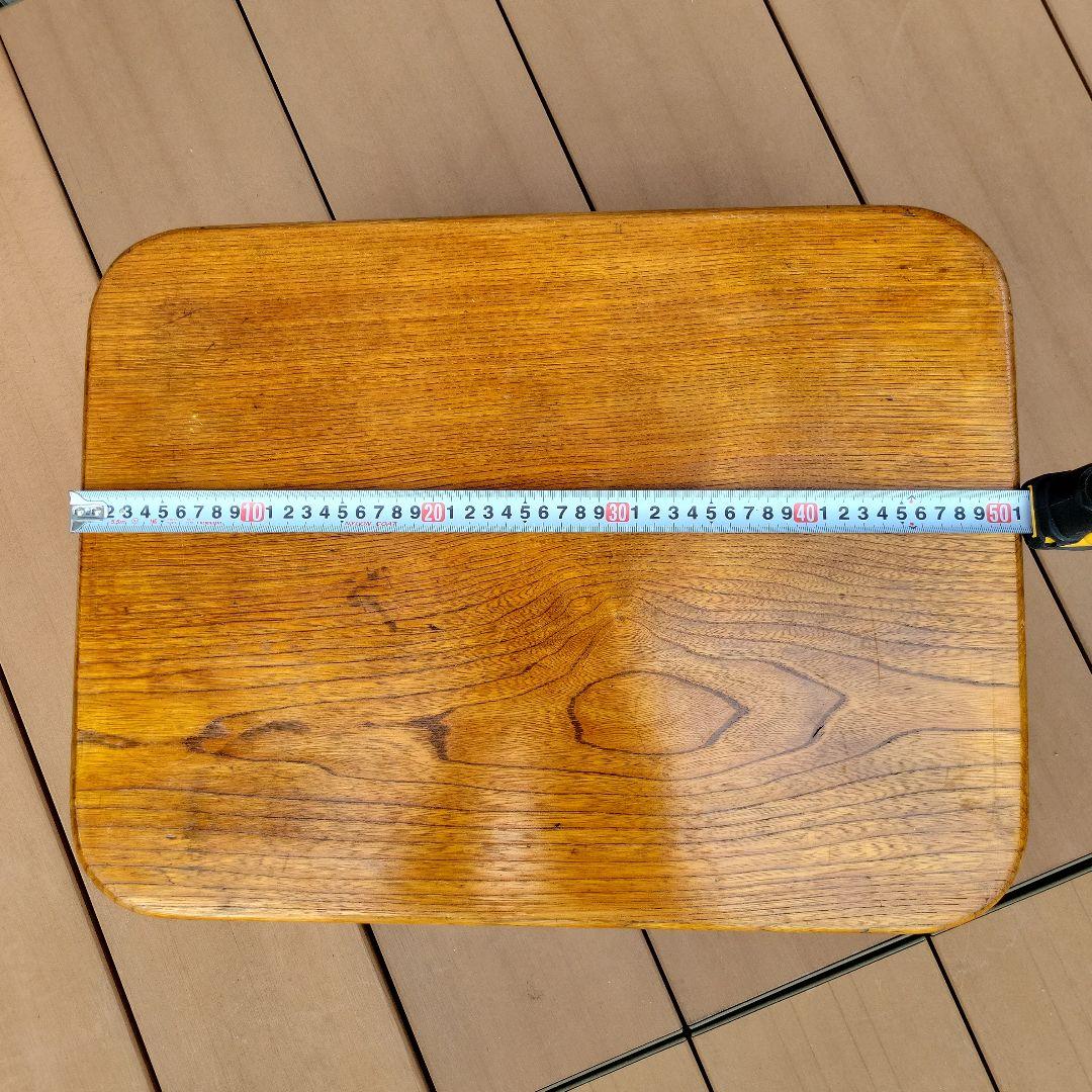 木製オーク座卓・ちゃぶ台 昭和レトロ　折り畳み　希少