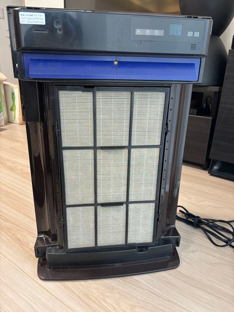 【2020年製】DAIKIN 加湿機能付きストリーマ空気清浄機　ブラック