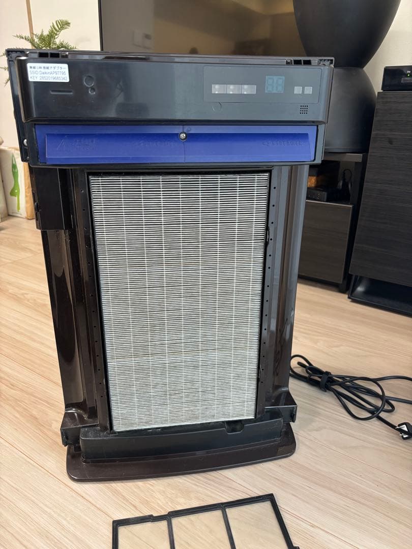 【2020年製】DAIKIN 加湿機能付きストリーマ空気清浄機　ブラック