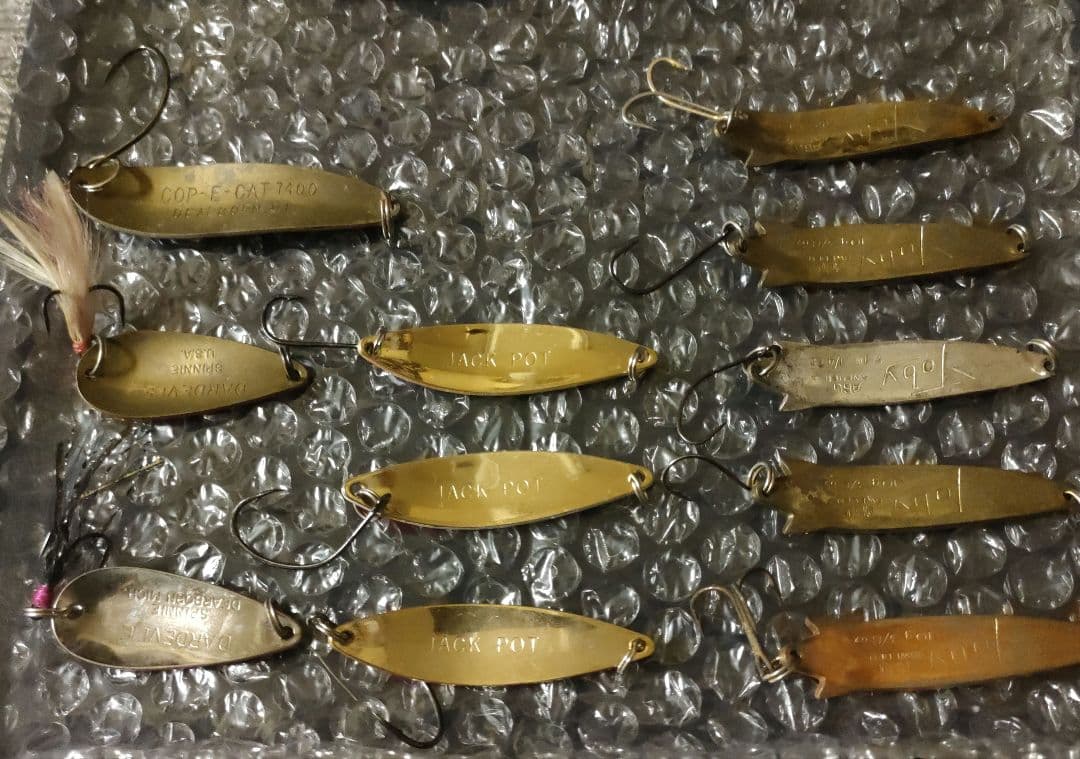 ジャックポットスプーン　ダーデブル　アブ　トビー　スプーン11個セット　トラウト