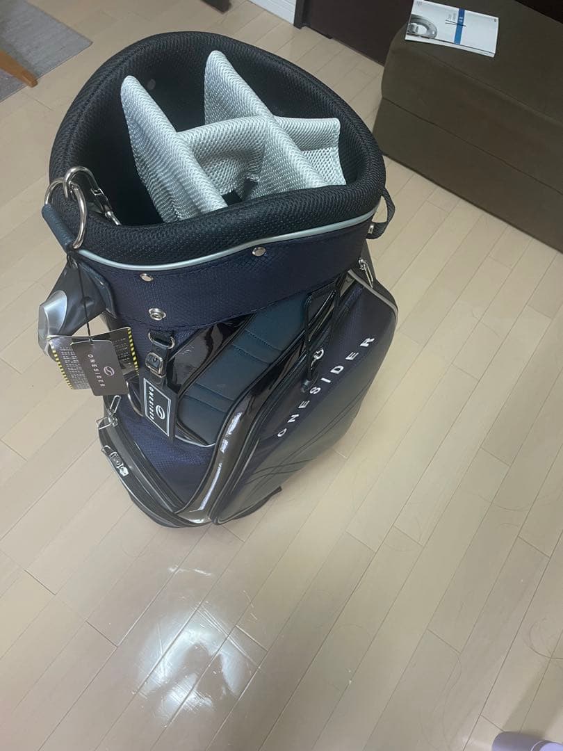 ONESIDER ゴルフキャディバッグ ネイビー・ブラック