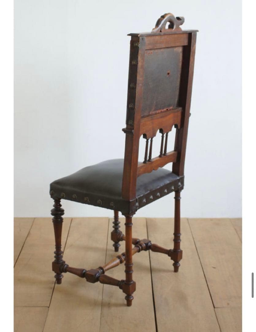 ポルトガルレザーチェア.c1 ディスプレイ用　リペア