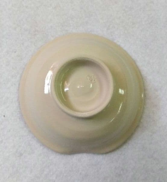 茶道具 茶碗 染付 兎 内八卦 五山窯 林淡幽 干支盃付 京焼 清水焼