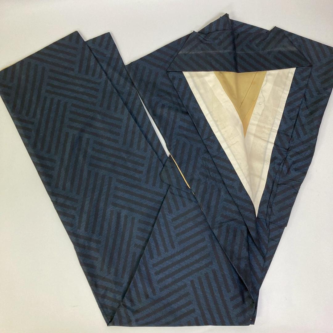 KK924 大島紬 9枚 着物まとめ売り 着用 リメイク 大量セット