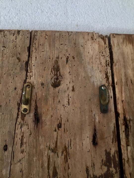 アンティーク ドア 金具付き