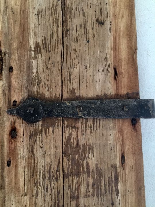 アンティーク ドア 金具付き