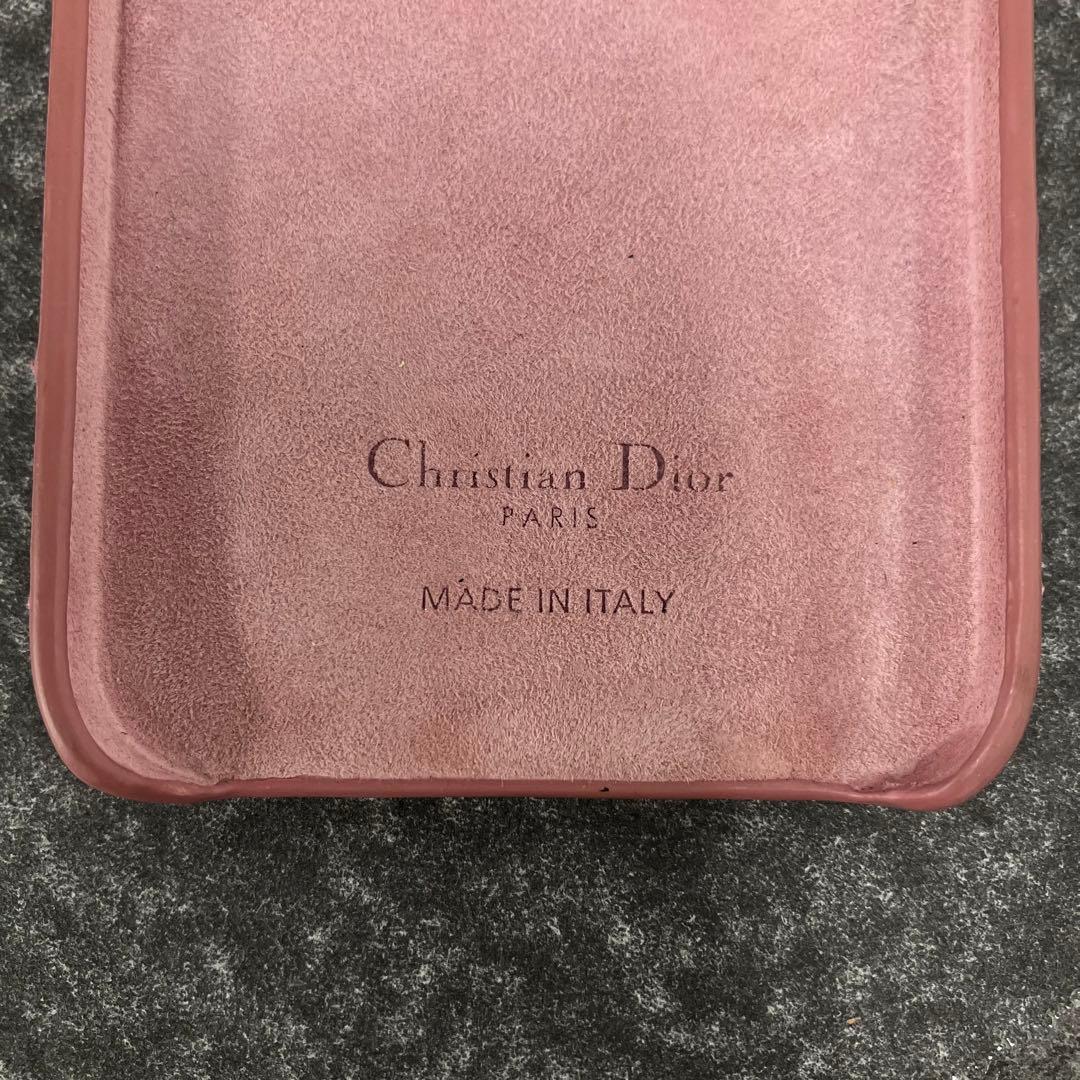 大人気☆クリスチャン ディオール☆iPhone13Proケース☆レザー☆ピンク！
