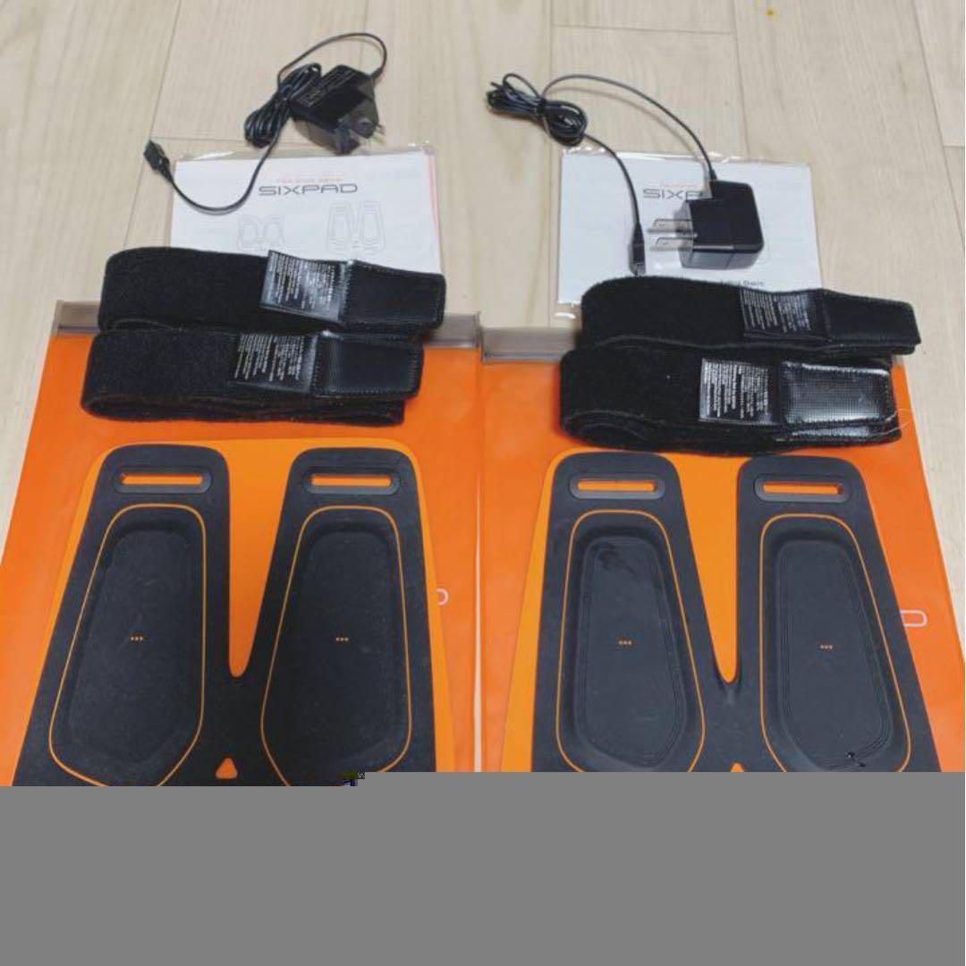 「専用」レッグベルト 充電式×２台セット　SIXPAD シックスパッド　正規品