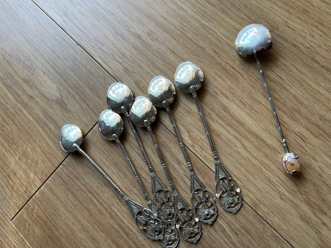 銀製　スペース　カトラリー　silver 800 アンティーク　70g