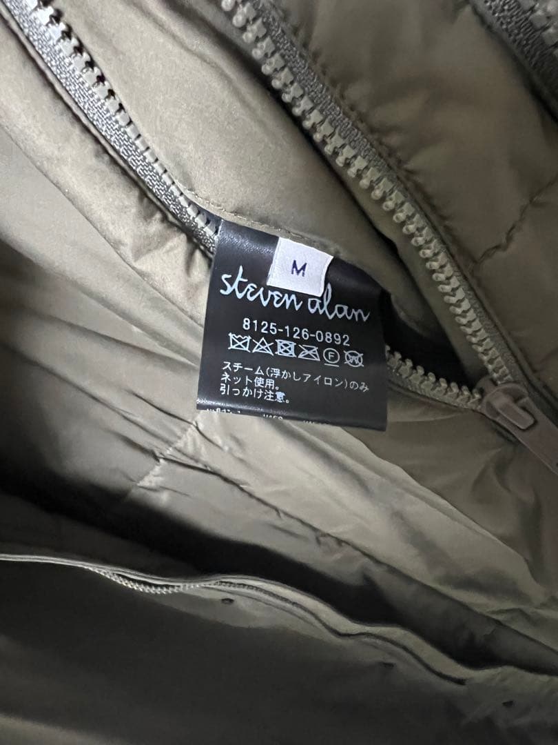 Steven Alan パデット スタンド コート　24AW 美品