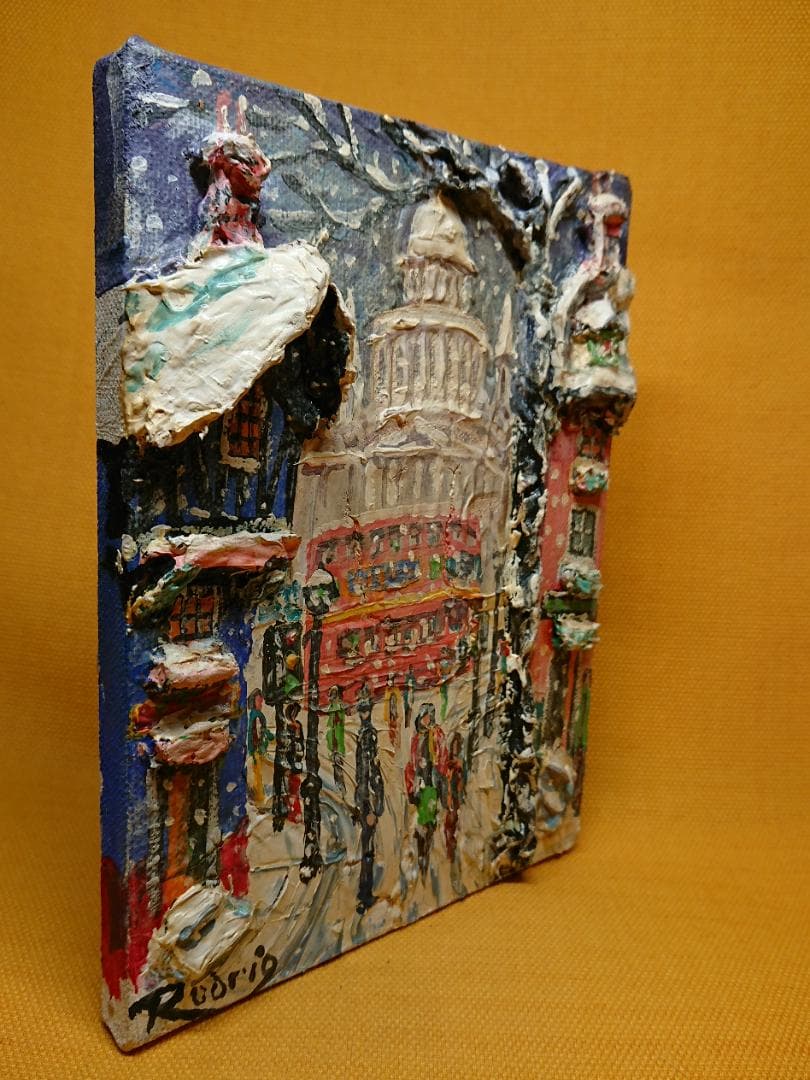 西洋美術　アート　油絵　立体　絵画　置物　インテリア　工芸品　美術品　A1473