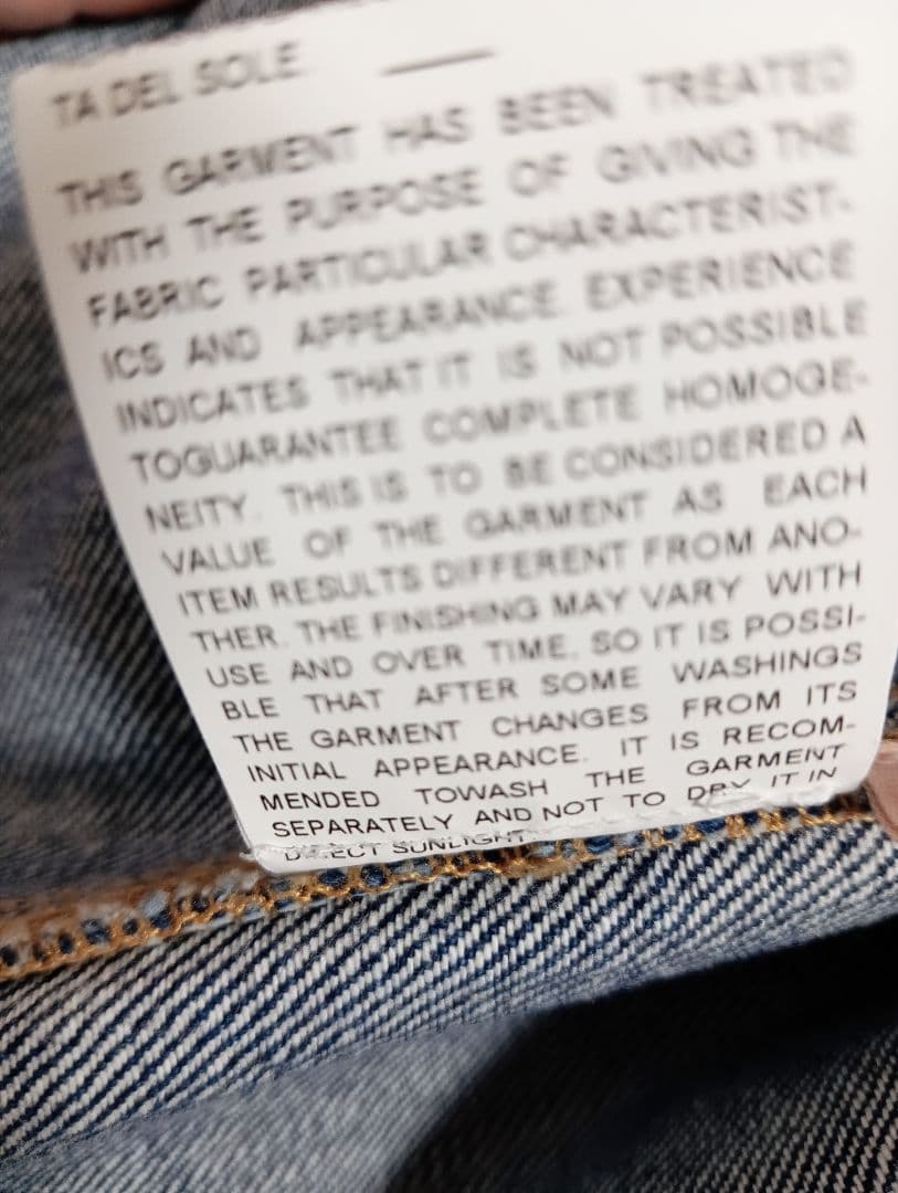 PLAN C デニムシャツ ブラウン襟