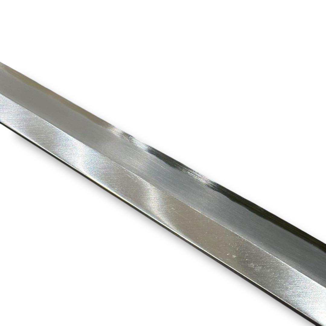 マグロ包丁 源正久 鮪 木製ハンドル 全長約85.5cm 刃部分約55am