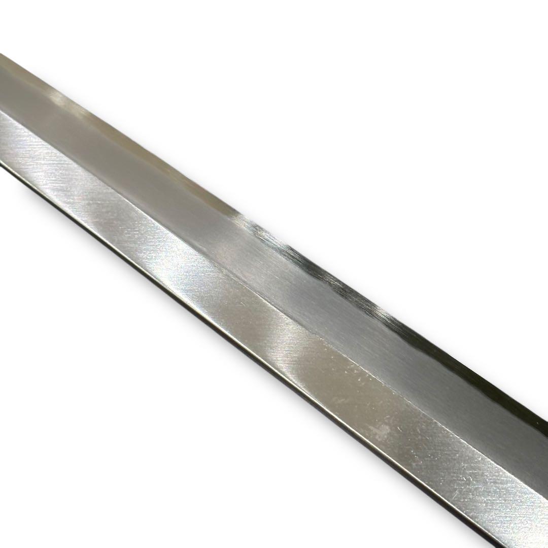 マグロ包丁 源正久 鮪 木製ハンドル 全長約85.5cm 刃部分約55am