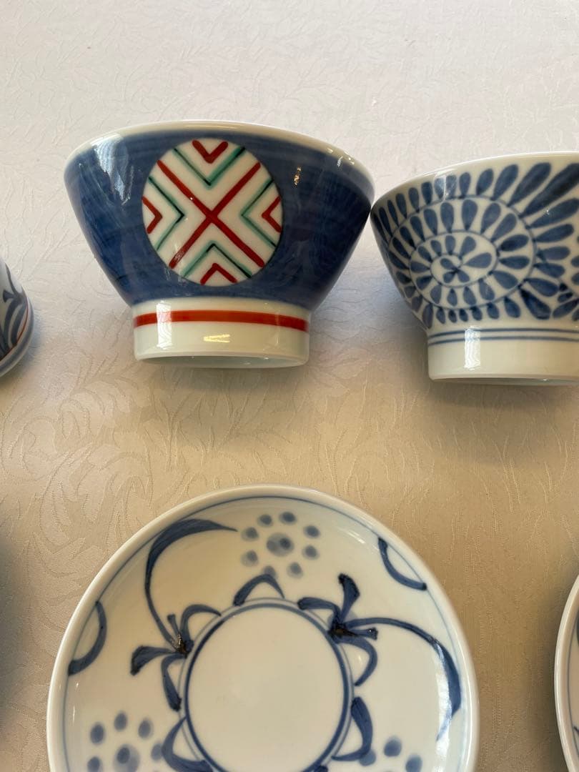 【美品】砥部焼　梅山窯　コレクション15点セット