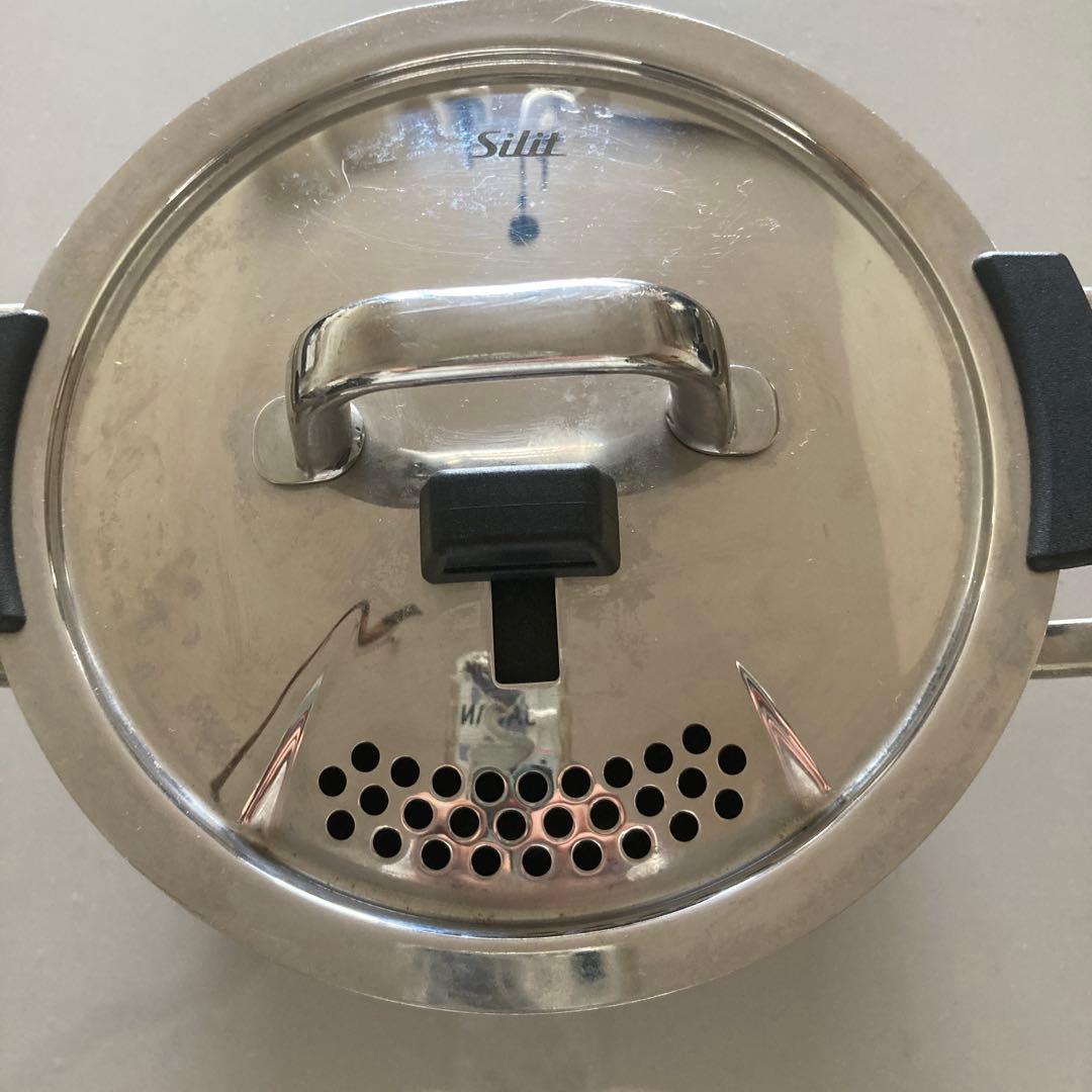 Silit シリットポット 両手鍋　メタルコントロール蓋　16cm シリガン