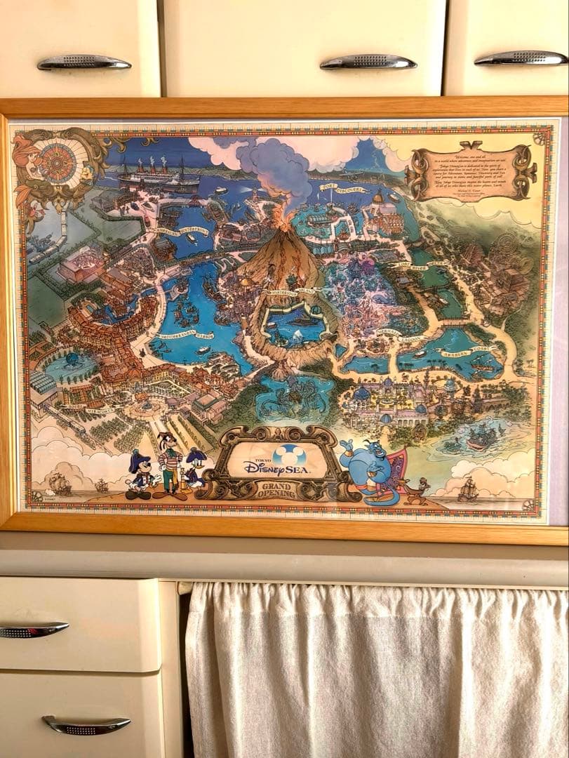 ディズニーシー マップ ポスター