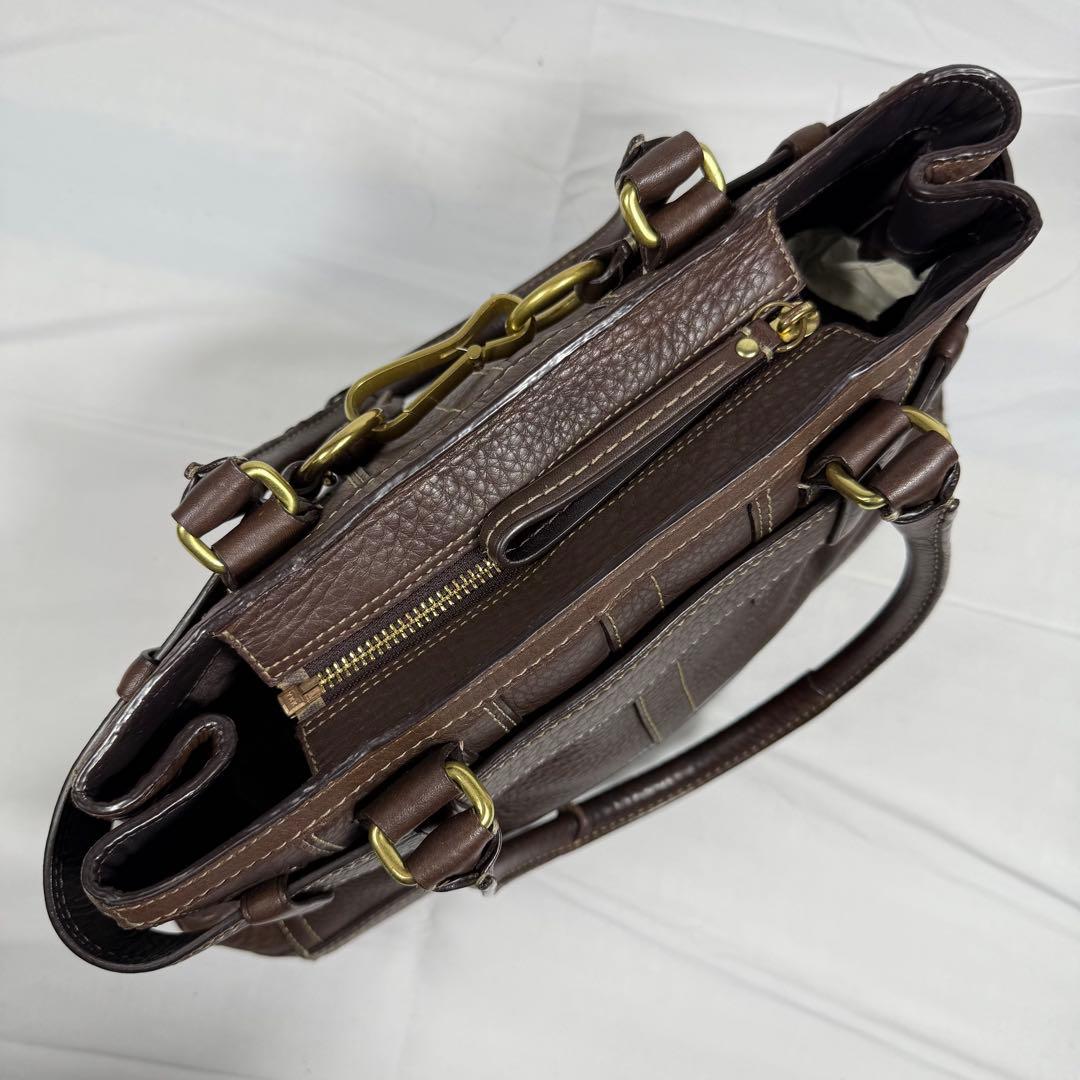 【美品】コーチ トートバッグ ブラウン レザー F10212 本革