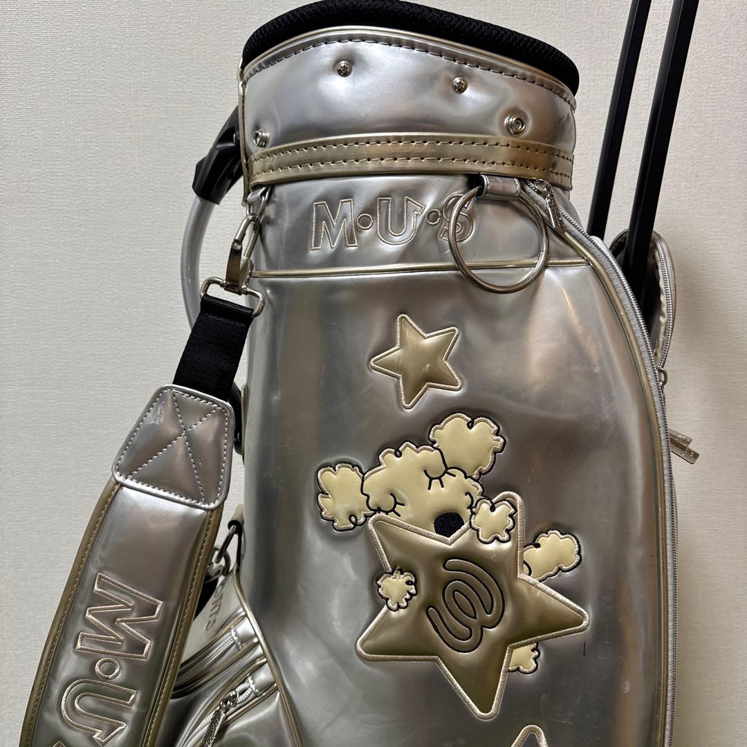 M•U SPORTS ミエコウエサコ キャディバッグ キャスター エナメル