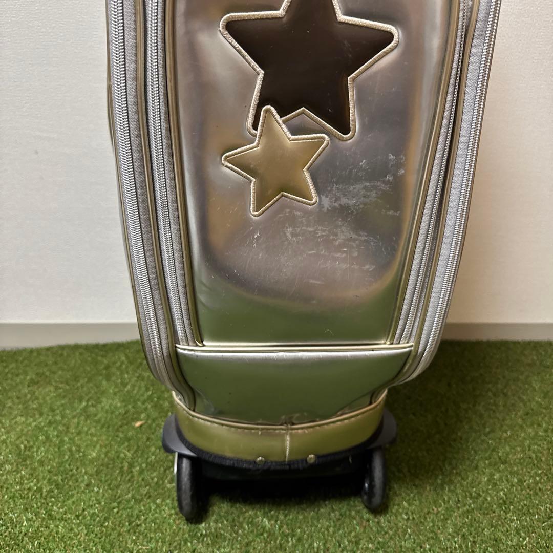 M•U SPORTS ミエコウエサコ キャディバッグ キャスター エナメル