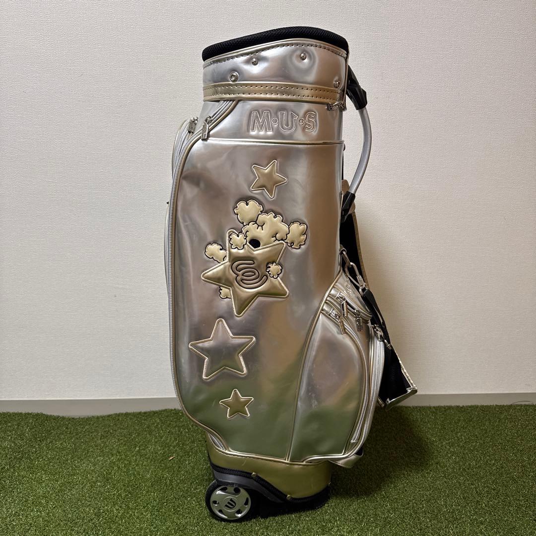 M•U SPORTS ミエコウエサコ キャディバッグ キャスター エナメル