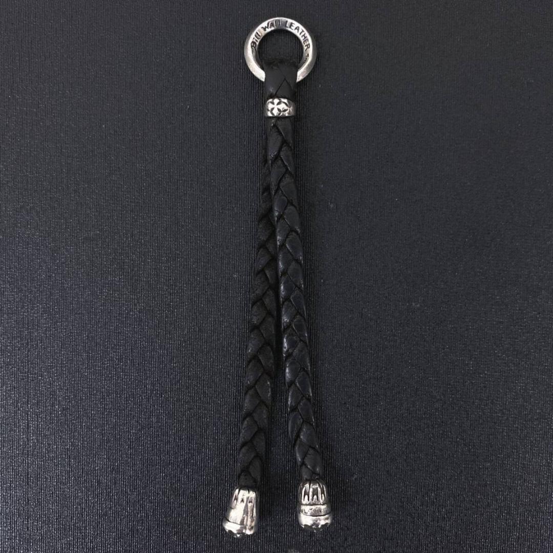 Bill Wall Leather シルバーリングボロチップ レザーキーホルダー