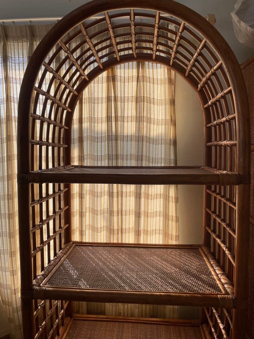 MARUJU'S RATTAN FURNITURE ヴィンテージ　ラタンシェルフ