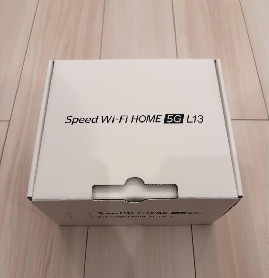 ルーター・ネットワーク機器 WiMAX Speed Wi-Fi  5G L13 (ZTR02)