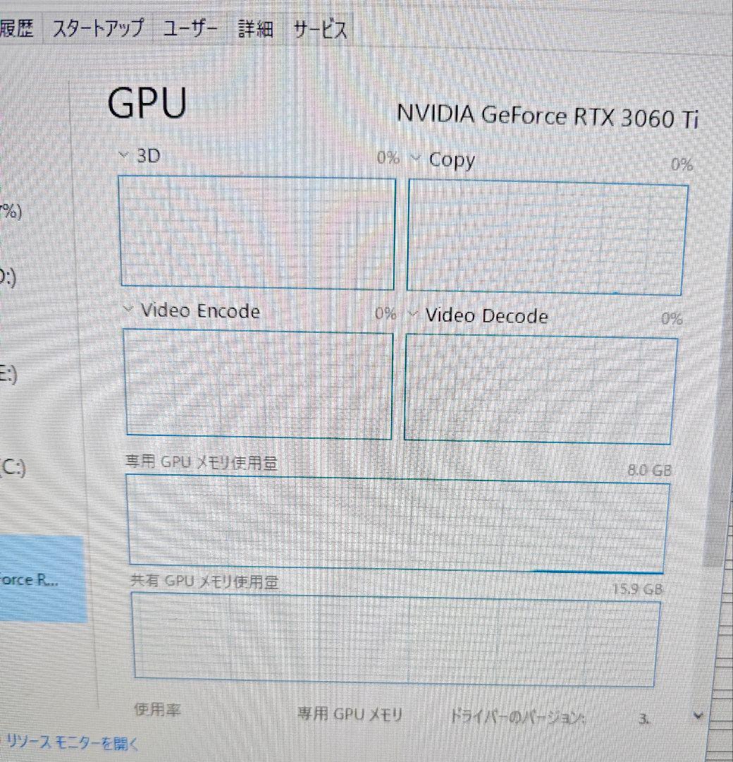 グラフィックボード・グラボ・ビデオカード GeForce RTX3060Ti GIGABYTE