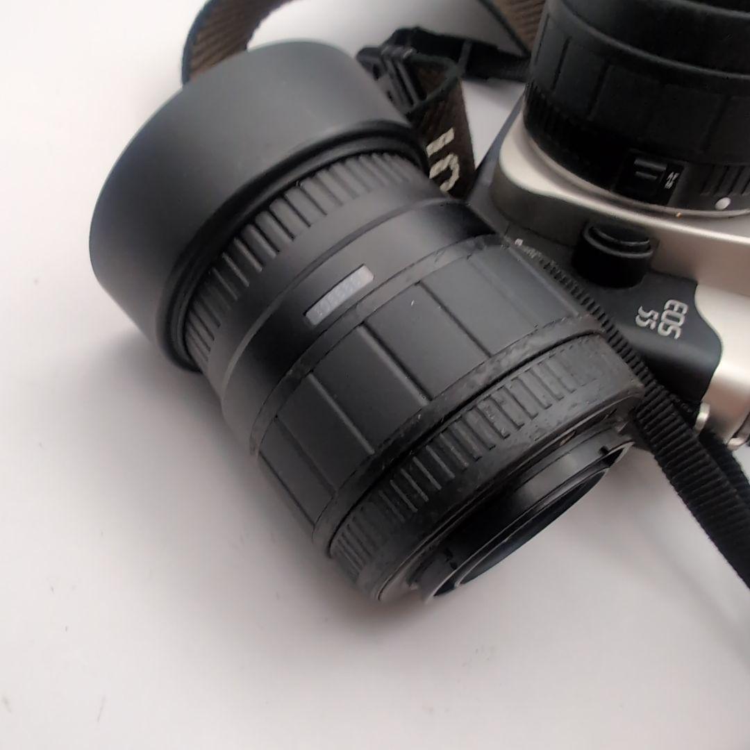 キャノン　EOS55 レンズ2本 フラッシュ付き