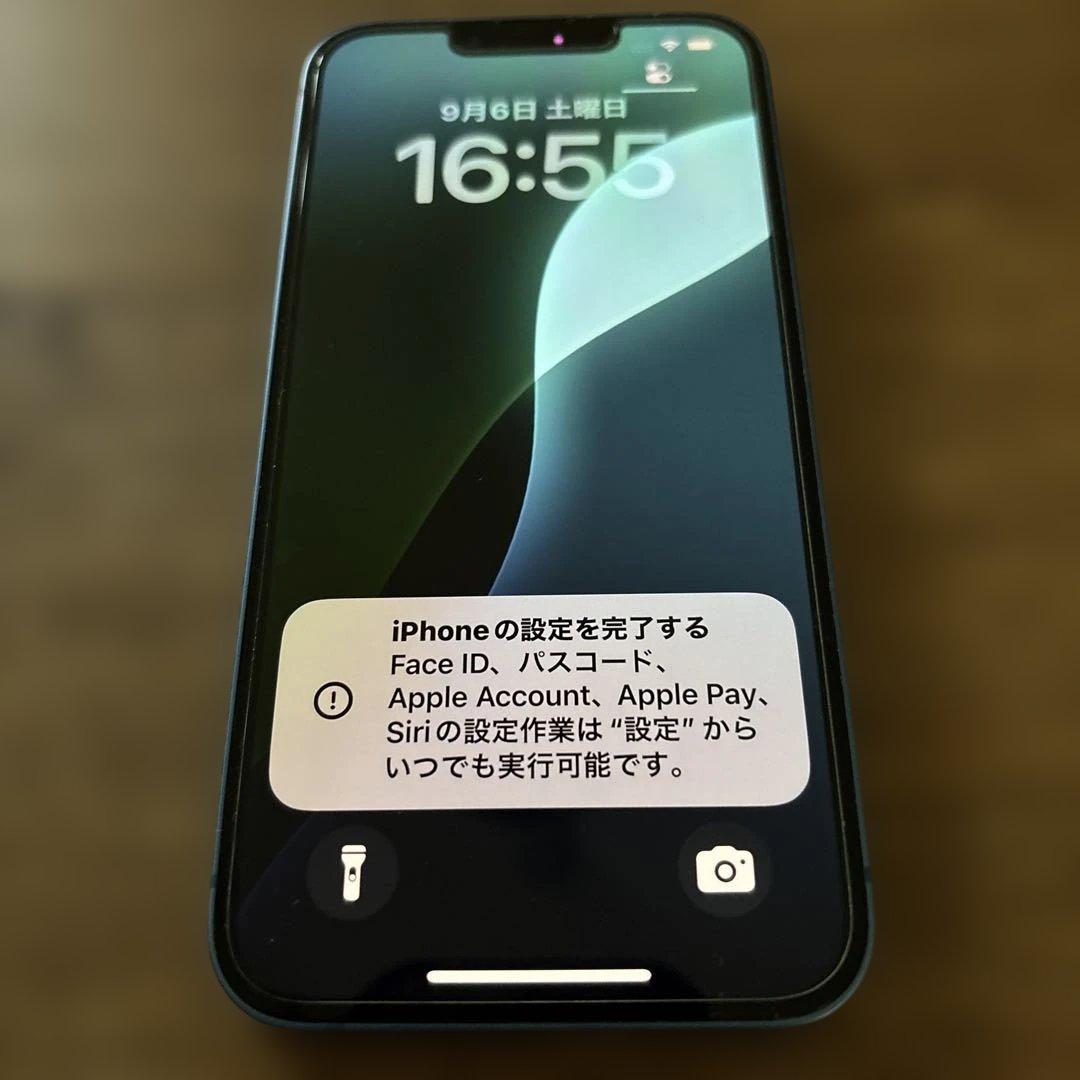 iPhone13 128GB 箱、ケーブル付き