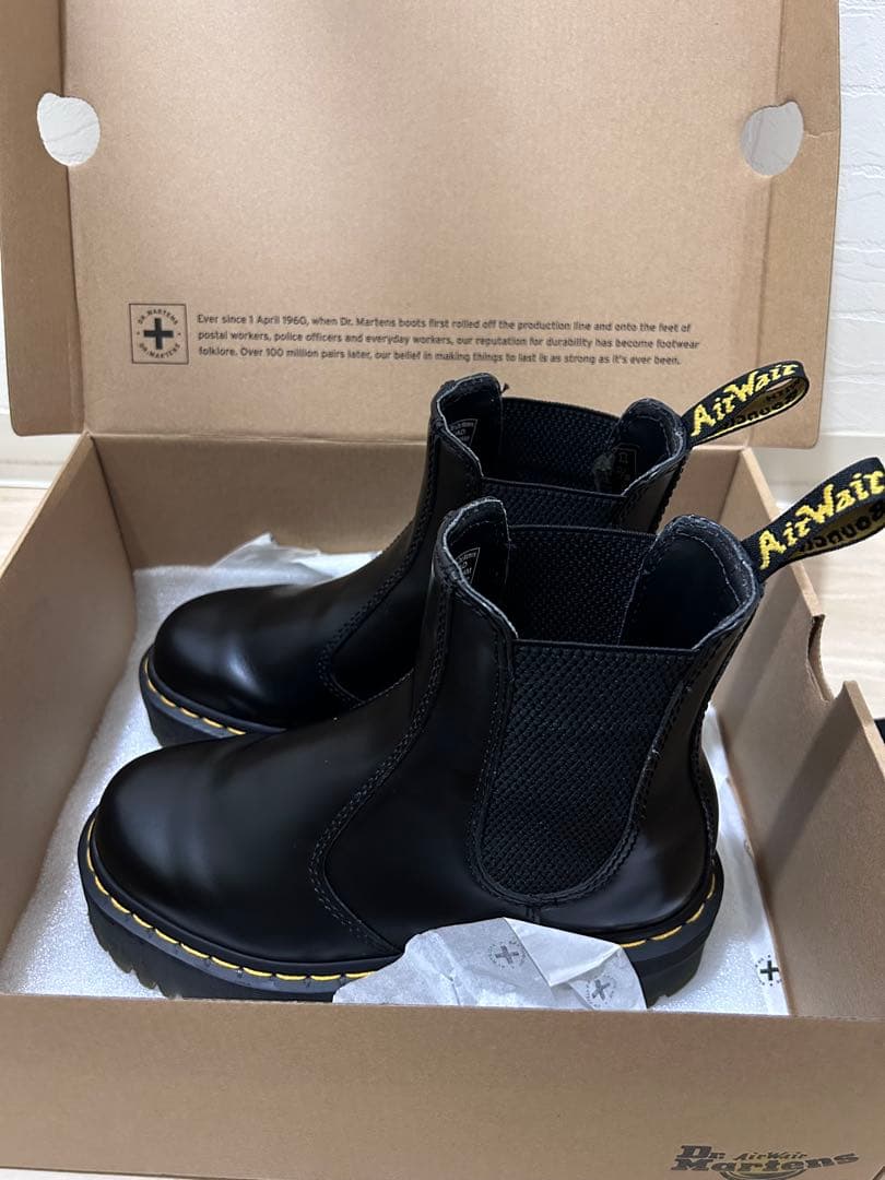 Dr.Martens ブラック サイドゴアブーツ 2976QUAD 美品　格安