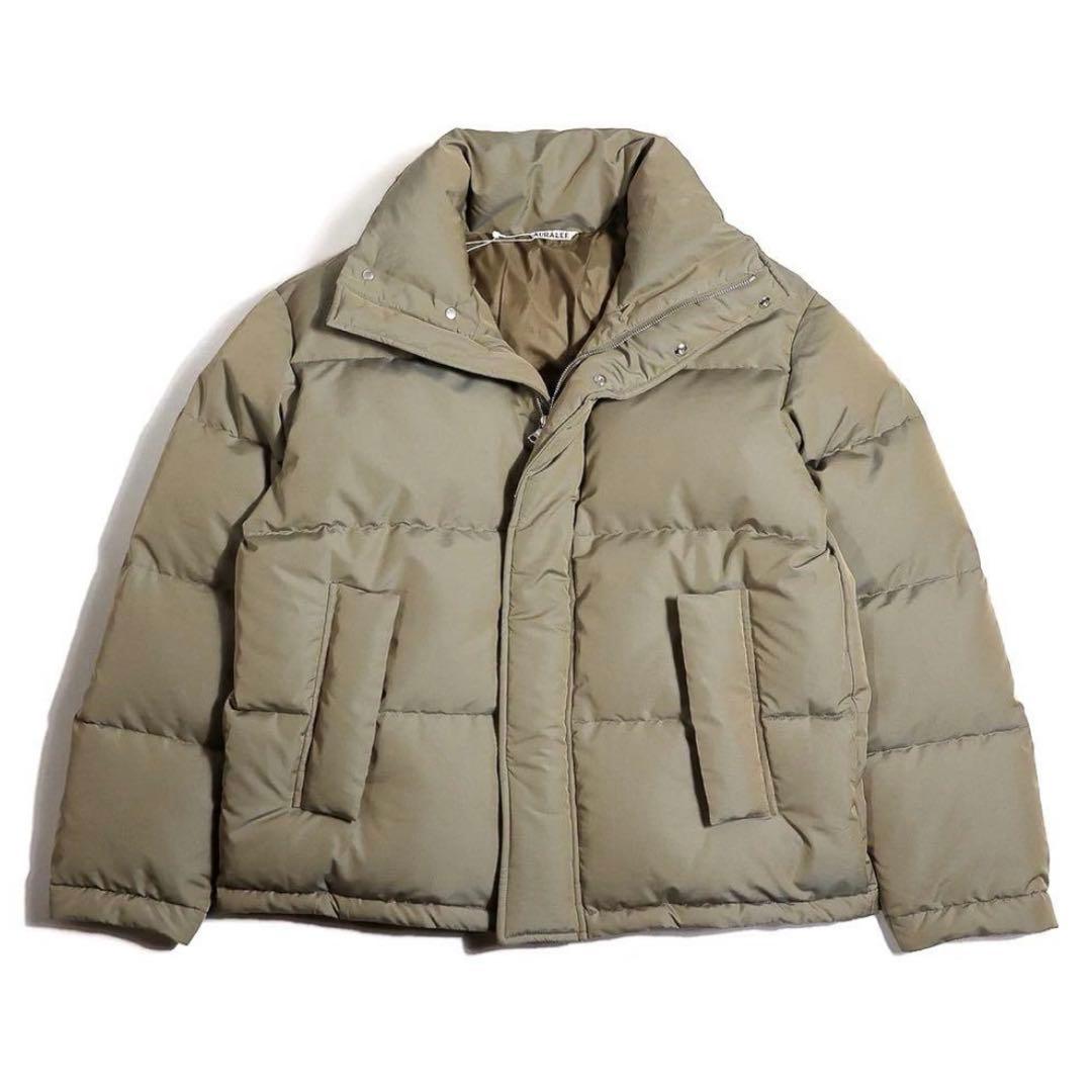 ジャケット・アウター auralee finx polyester chamby down coat