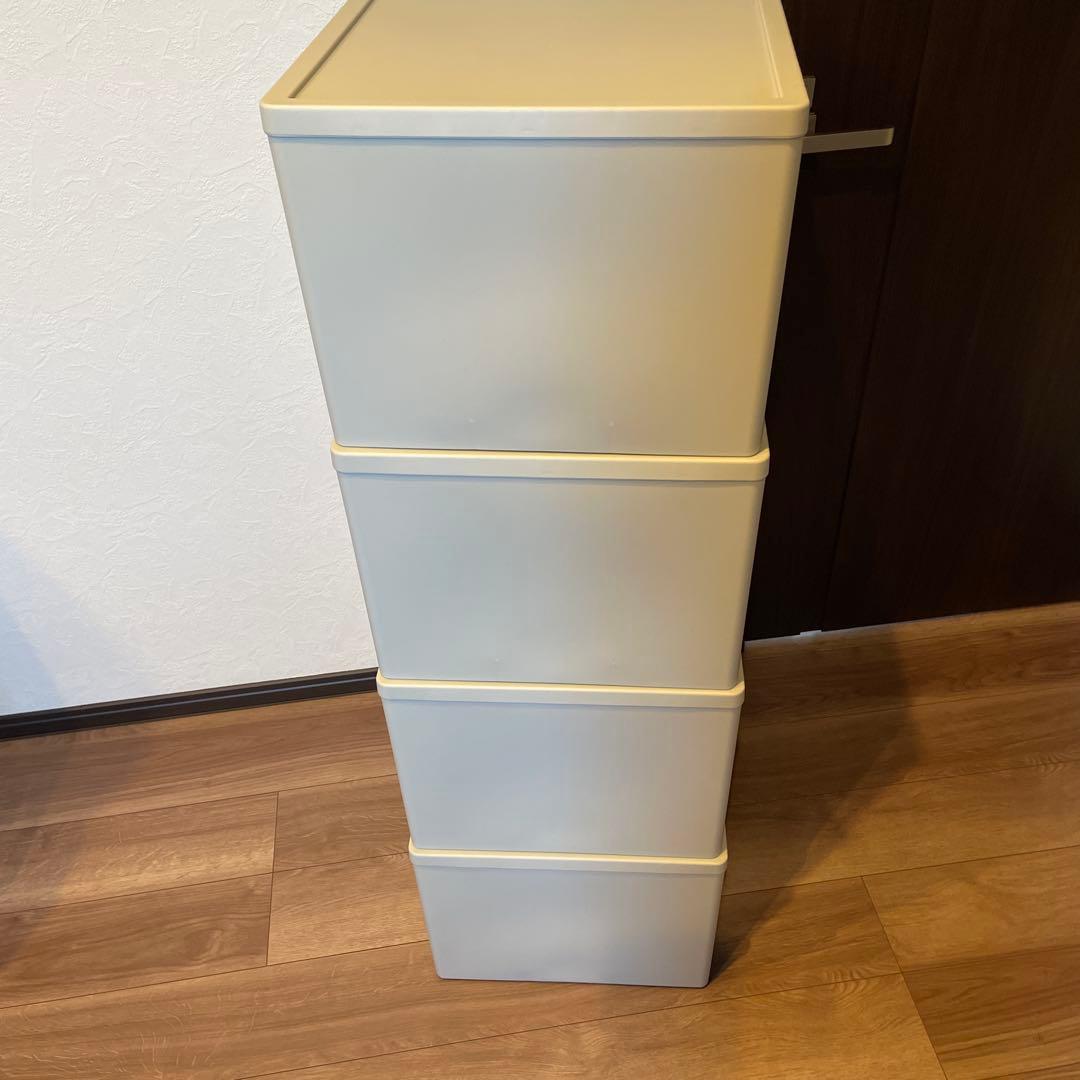 山善　収納ボックス　3個組　Ｌ(30cm) 奥行53cm